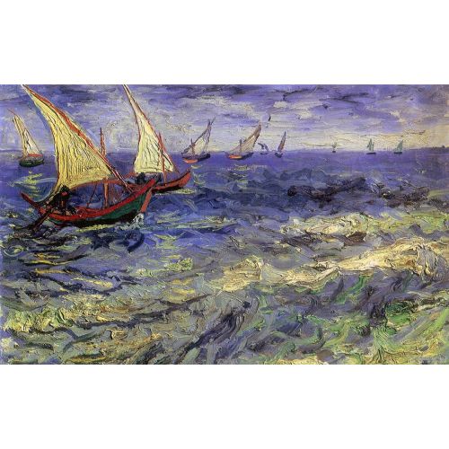 Vincent Van Gogh, Denizde Balıkçı Tekneleri Vincent Van Gogh, Denizde Balıkçı Tekneleri