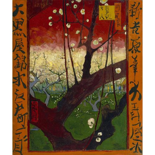 Vincent Van Gogh, Flowering Plum Orchard To Hiroshige Vincent Van Gogh, Flowering Plum Orchard To Hiroshige