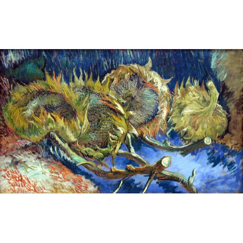 Vincent Van Gogh, Four Cut Off Sunflowers Vincent Van Gogh, Four Cut Off Sunflowers