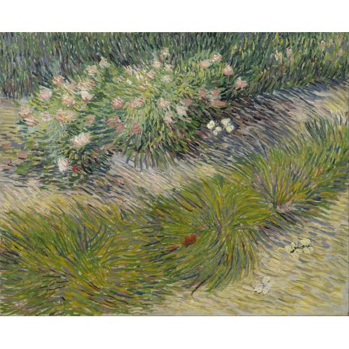 Vincent Van Gogh, Grass And Butterflies Vincent Van Gogh, Grass And Butterflies