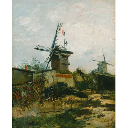 Vincent Van Gogh, Windmills On Montmartre Vincent Van Gogh, Windmills On Montmartre