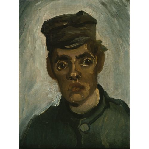 Vincent Van Gogh, Head Of A Young Farmer With A Cap Vincent Van Gogh, Head Of A Young Farmer With A Cap