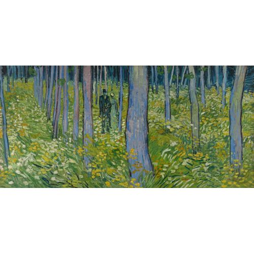 Vincent Van Gogh, Ağaçlı Çalılıkta İki Figür