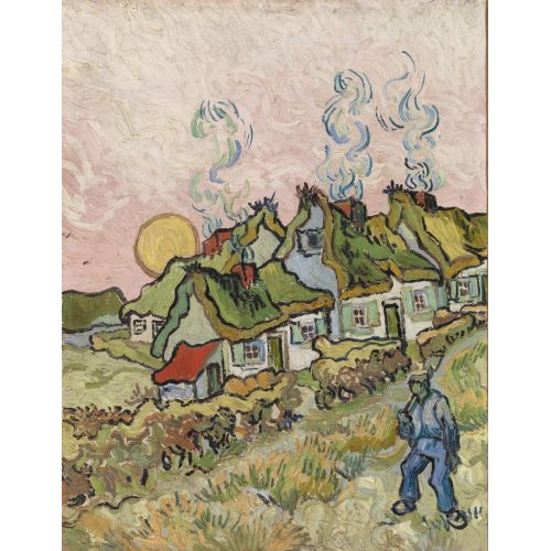 Vincent Van Gogh, Houses And Figure Vincent Van Gogh, Houses And Figure