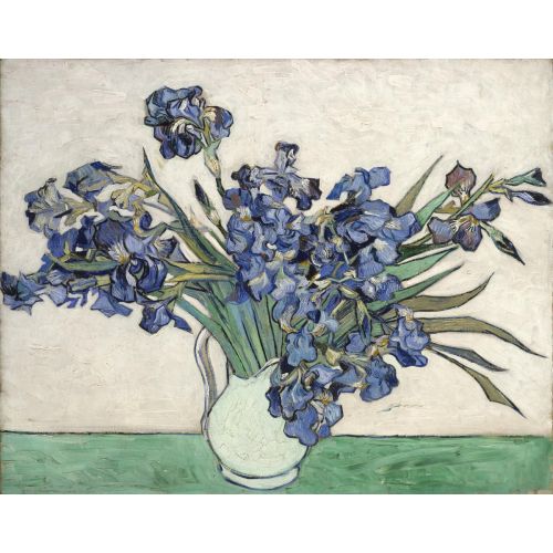 Vincent Van Gogh, Irises In White Vase Vincent Van Gogh, Irises In White Vase