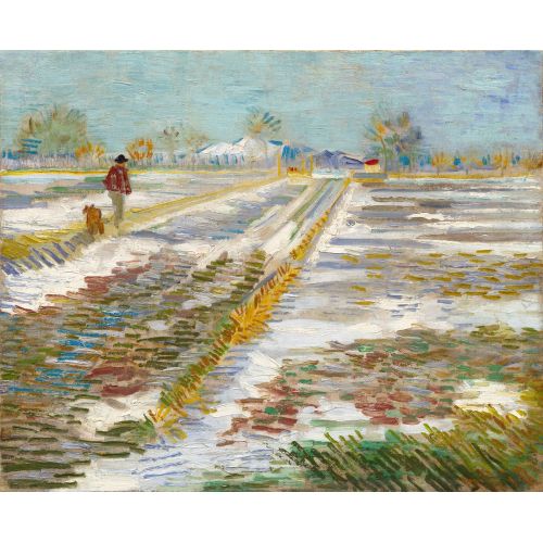 Vincent Van Gogh, Landscape With Snow Vincent Van Gogh, Landscape With Snow