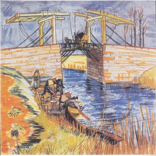 Vincent Van Gogh, Langlois Bridge At Arles Vincent Van Gogh, Langlois Bridge At Arles
