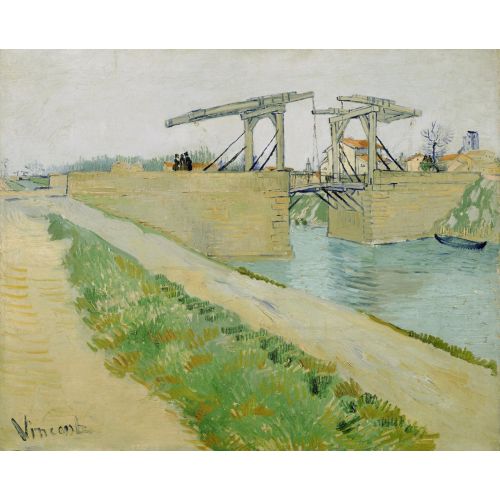 Vincent Van Gogh, Langlois Bridge At Arles With Road Alongside The Canal Vincent Van Gogh, Langlois Bridge At Arles With Road Alongside The Canal