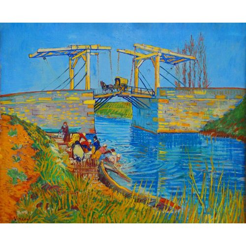 Vincent Van Gogh, Langlois Bridge Pont D'arles Vincent Van Gogh, Langlois Bridge Pont D'arles