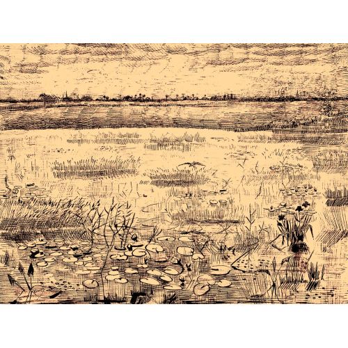 Vincent Van Gogh, Nilüferlerle Bataklık Vincent Van Gogh, Nilüferlerle Bataklık