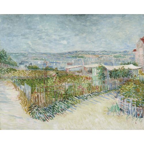 Vincent Van Gogh, Montmartre Moulin De La Galette Vincent Van Gogh, Montmartre Moulin De La Galette