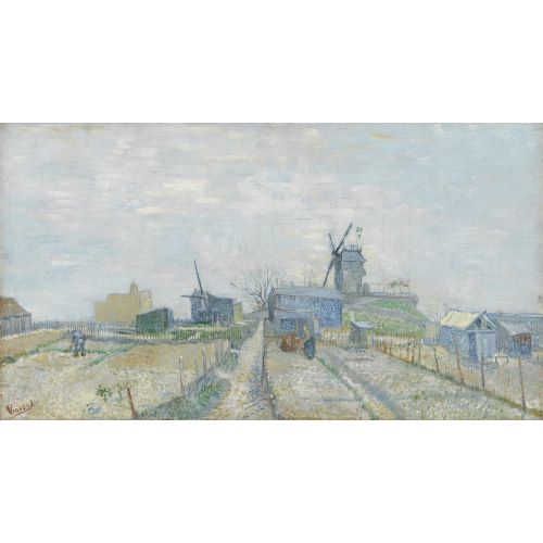 Vincent Van Gogh, Montmartre Mills And Vegetable Gardens Vincent Van Gogh, Montmartre Mills And Vegetable Gardens