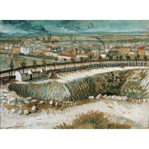 Vincent Van Gogh, Paris'in Eteklerinde Montmartre Yakınında