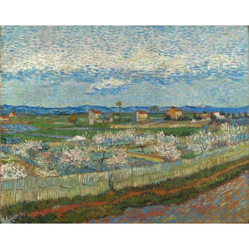 Vincent Van Gogh, Şeftali Ağaçları Çiçeklenmekte