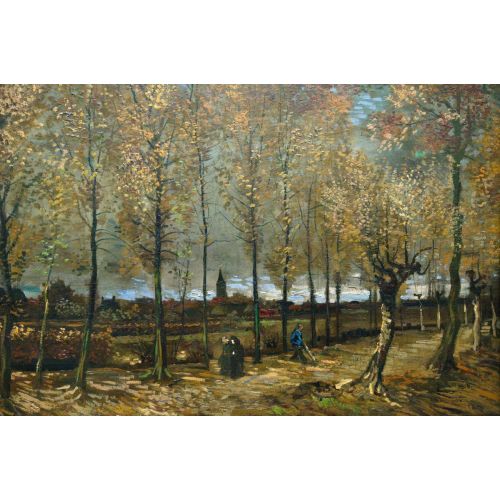 Vincent Van Gogh, Poplar Avenue In Nuenen Vincent Van Gogh, Poplar Avenue In Nuenen