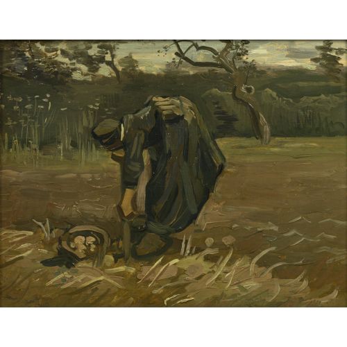 Vincent Van Gogh, Potato Harvester Vincent Van Gogh, Potato Harvester
