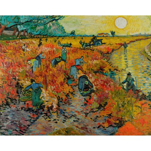 Vincent Van Gogh, Arleste Kırmızı Üzüm Bağı Post Empresyonizm Sanat Akımları Vincent van Gogh, Arlesdeki Kırmızı