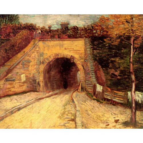 Vincent Van Gogh, Roadway With Underpass The Viaduct Vincent Van Gogh, Roadway With Underpass The Viaduct