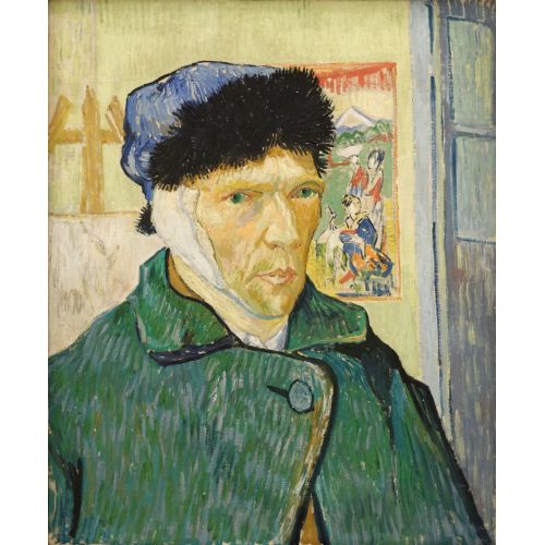 Vincent Van Gogh, Self Portrait With A Bandaged Ear Vincent Van Gogh, Self Portrait With A Bandaged Ear