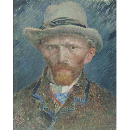 Vincent Van Gogh, Self Portrait With Grey Felt Hat Vincent Van Gogh, Self Portrait With Grey Felt Hat