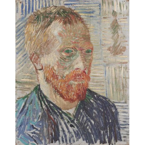 Vincent Van Gogh, Self Portrait With Japanese Print Vincent Van Gogh, Self Portrait With Japanese Print