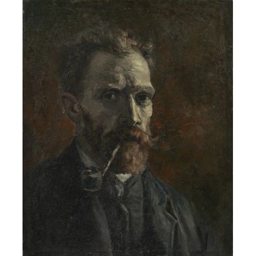 Vincent Van Gogh, Self Portrait With Pipe Vincent Van Gogh, Self Portrait With Pipe