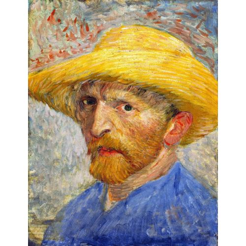 Vincent Van Gogh, Hasır Şapkalı Otoportre Vincent Van Gogh, Hasır Şapkalı Otoportre
