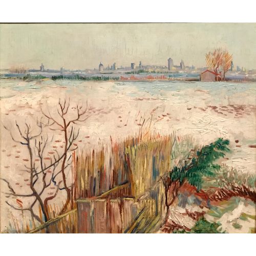 Vincent Van Gogh, Snowy Landscape With Arles In The Background Vincent Van Gogh, Snowy Landscape With Arles In The Background
