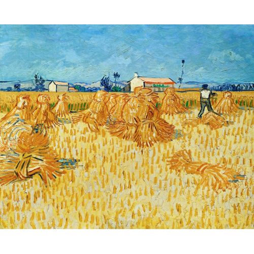 Vincent Van Gogh, Corn Harvest In Provence Vincent Van Gogh, Corn Harvest In Provence