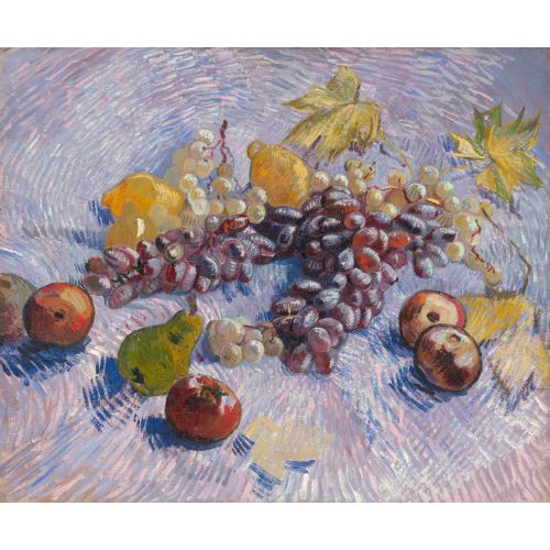 Vincent Van Gogh, Still Life With Grapes Apples Lemons And Pear Vincent Van Gogh, Still Life With Grapes Apples Lemons And Pear