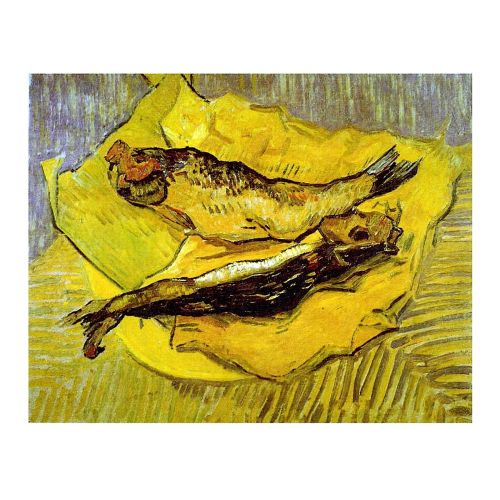Vincent Van Gogh, Sarı Kağıt Üzerinde Füme Ringa Balığı İle Natürmort Vincent Van Gogh, Sarı Kağıt Üzerinde Füme Ringa Balığı İle Natürmort