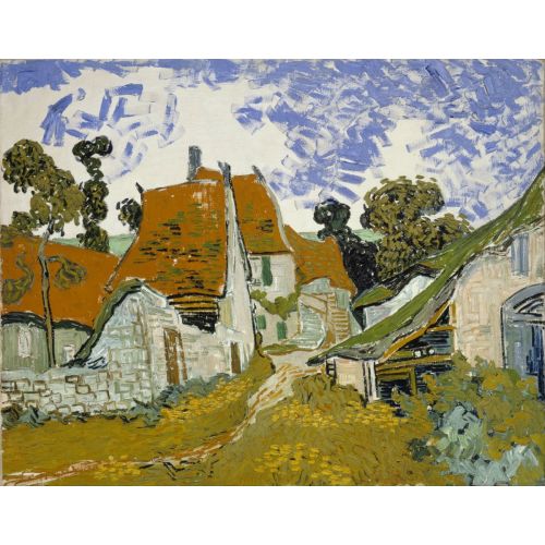 Vincent Van Gogh, Street In Auvers Sur Oise Vincent Van Gogh, Street In Auvers Sur Oise