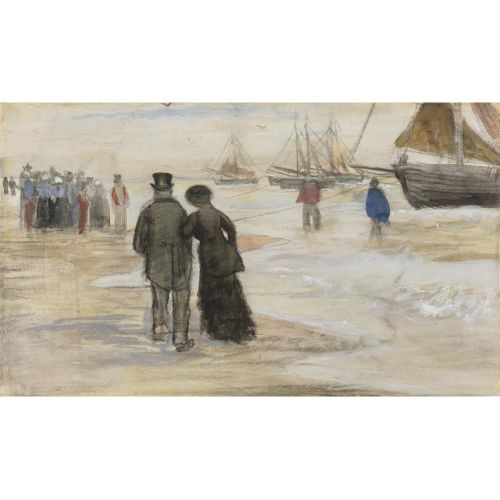 Vincent Van Gogh, The Beach Of Scheveningen Vincent Van Gogh, The Beach Of Scheveningen