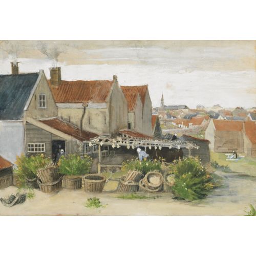 Vincent Van Gogh, The Fish Drying Barn At Scheveningen