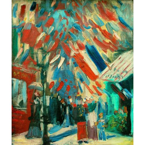 Vincent Van Gogh, The Fourteenth Of July Celebration In Paris