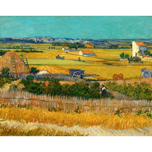 Vincent Van Gogh, The Harvest At La Crau With Montmajour