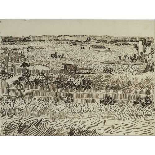 Vincent Van Gogh, The Harvest For Emile Bernard Post Impressionism Art Movements Vincent van Gogh: The Harvest for Émile