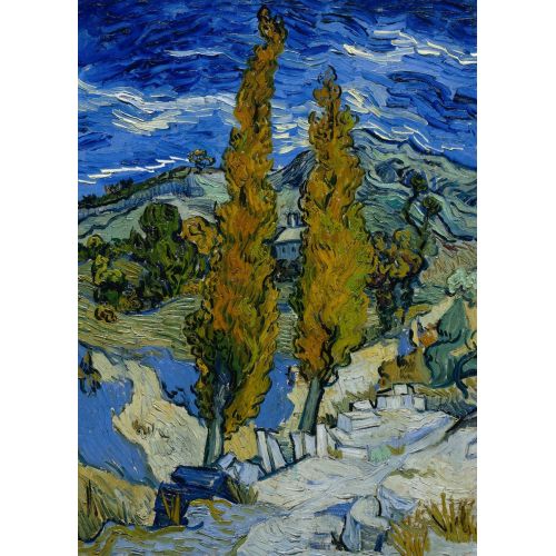 Vincent Van Gogh, The Poplars At Saint Remy Vincent Van Gogh, The Poplars At Saint Remy