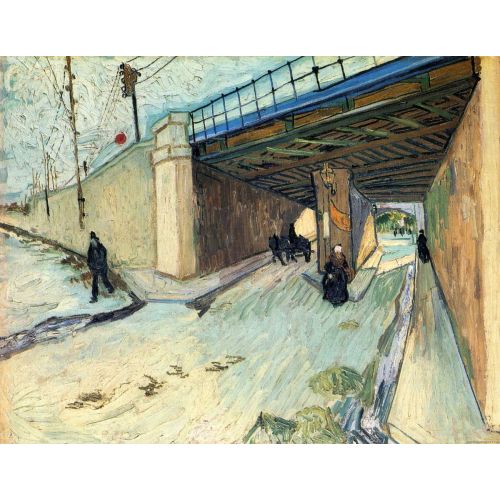 Vincent Van Gogh, The Railway Bridge Over Avenue Montmajour Vincent Van Gogh, The Railway Bridge Over Avenue Montmajour
