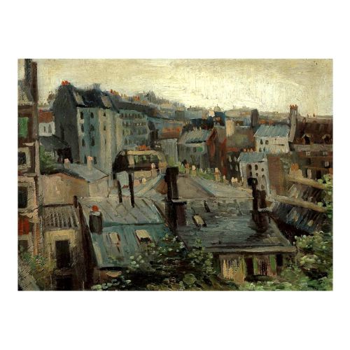 Vincent Van Gogh, The Roofs Of Paris Vincent Van Gogh, The Roofs Of Paris