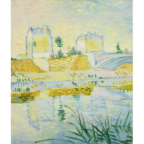 Vincent Van Gogh, The Seine With The Pont De Clichy Vincent Van Gogh, The Seine With The Pont De Clichy