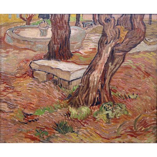 Vincent Van Gogh, Akıl Hastanesi Saint Remy'deki Taş Bank