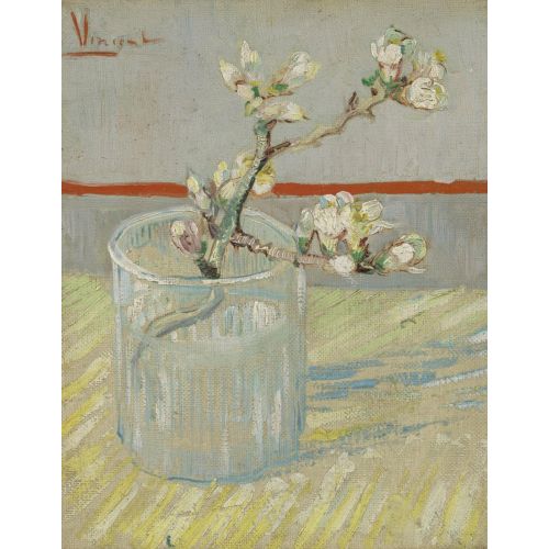 Vincent Van Gogh, Sprig Of Flowering Almond In A Glass Vincent Van Gogh, Sprig Of Flowering Almond In A Glass