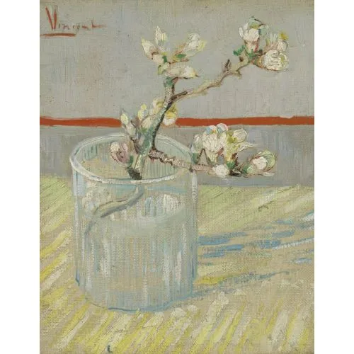 Vincent Van Gogh, Bardakta Filizlenmiş Çiçek Açan Badem Post Empresyonizm Vincent Van Gogh, Bardakta Filizlenmiş Çiçek Açan Badem Post Empresyonizm Sanat Akımları Vincent Van Gogh Badem Çiçeği