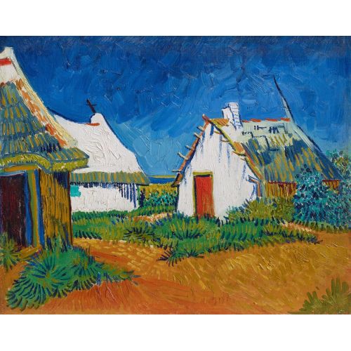 Vincent Van Gogh, Three White Huts In Saintes Maries