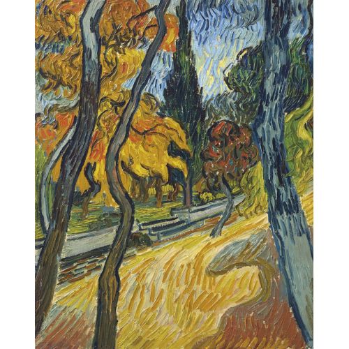 Vincent Van Gogh, Akıl Hastanesi Bahçesindeki Ağaçlar