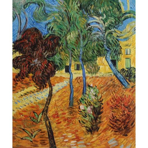 Vincent Van Gogh, Akıl Hastanesi Bahçesinde Ağaçlar