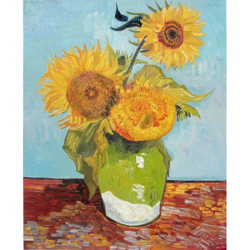 Vincent Van Gogh, Vase With Three Sunflowers