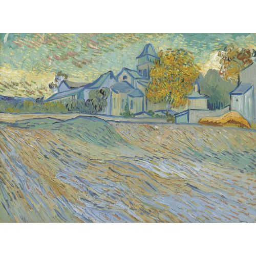 Vincent Van Gogh, View Of Lasile And Chapel Saint Paul De Mausole