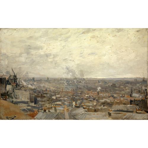 Vincent Van Gogh, View Of Paris From Montmartre
